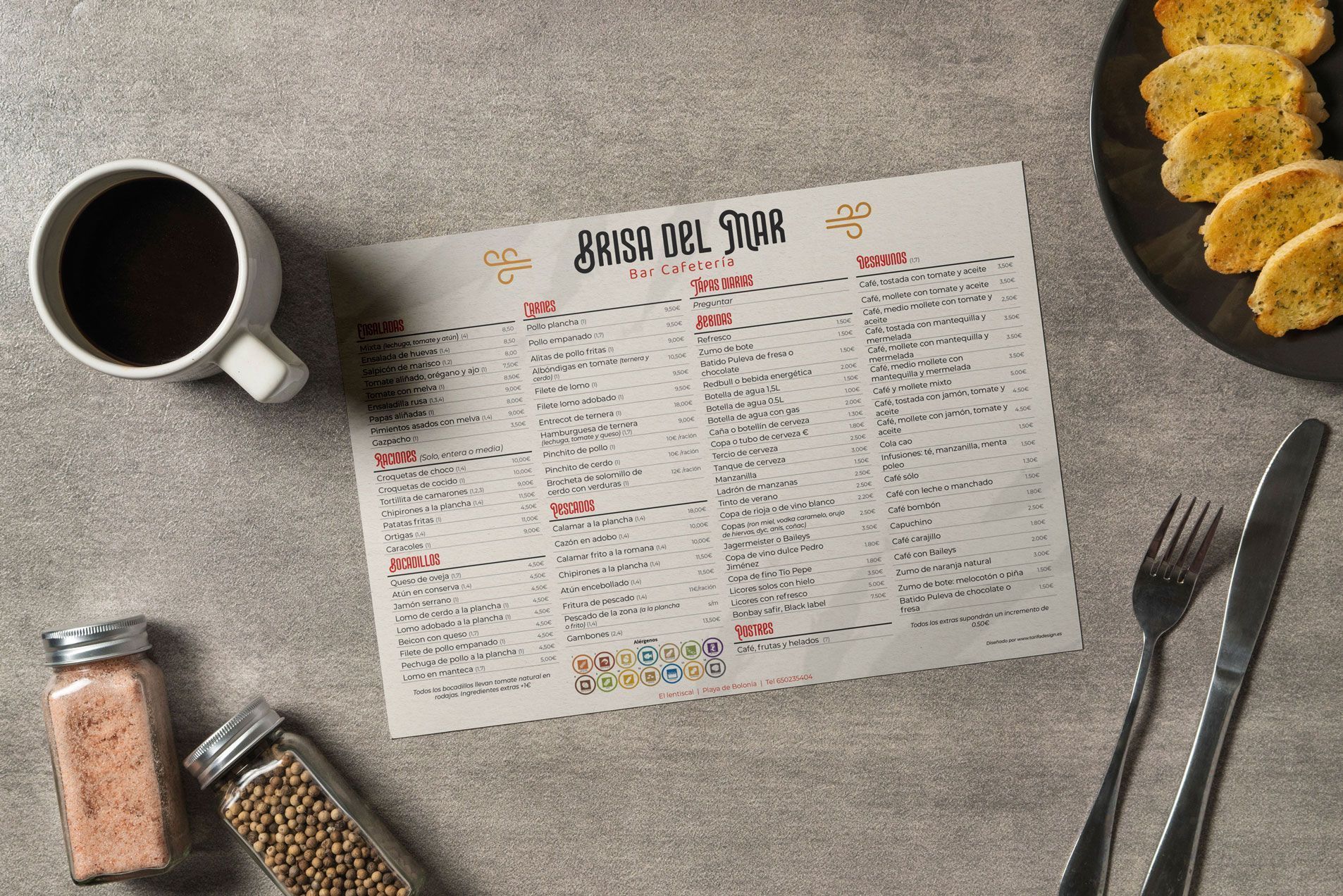 Carta de Brisa del Mar